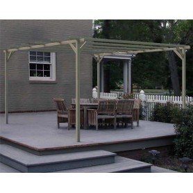 Pérgola de madera maciza modelo Marbella Pérgola de madera maciza modelo Marbella