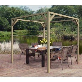 Pérgola de madera maciza modelo Vigo Pérgola de madera maciza modelo Vigo