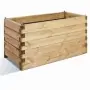 Jardinera de madera rectangular Olea 100
