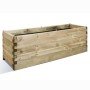 Jardinera de madera rectangular Olea 100