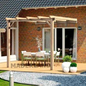 Pérgola laminada adosada modelo Cádiz Pérgola laminada adosada modelo Cádiz