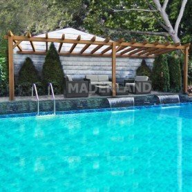 Pérgola laminada adosada modelo Sevilla Pérgola laminada adosada modelo Sevilla