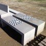 Mesa precal con tablero ajedrez
