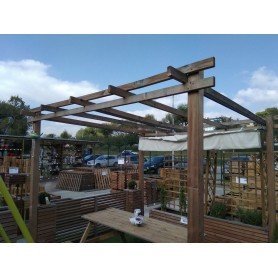 Pérgola de madera maciza modelo Almería Pergola Almeria